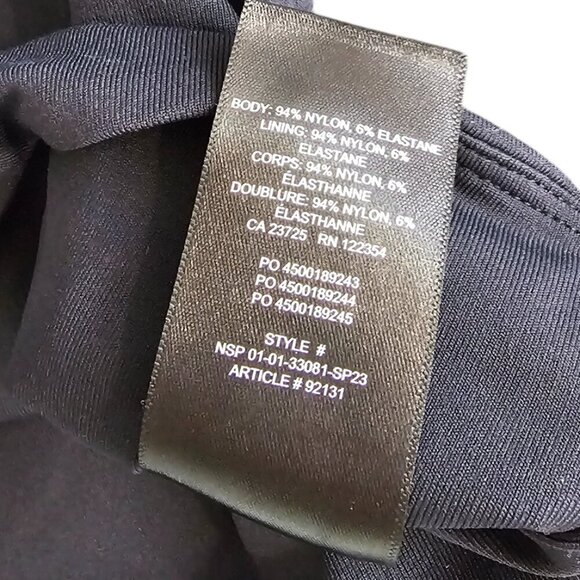 Aritzia Babaton Contour Square Neck Crop Top, Black, Tank, Basic, Size 2XL, NWT - Picture 7 of 8